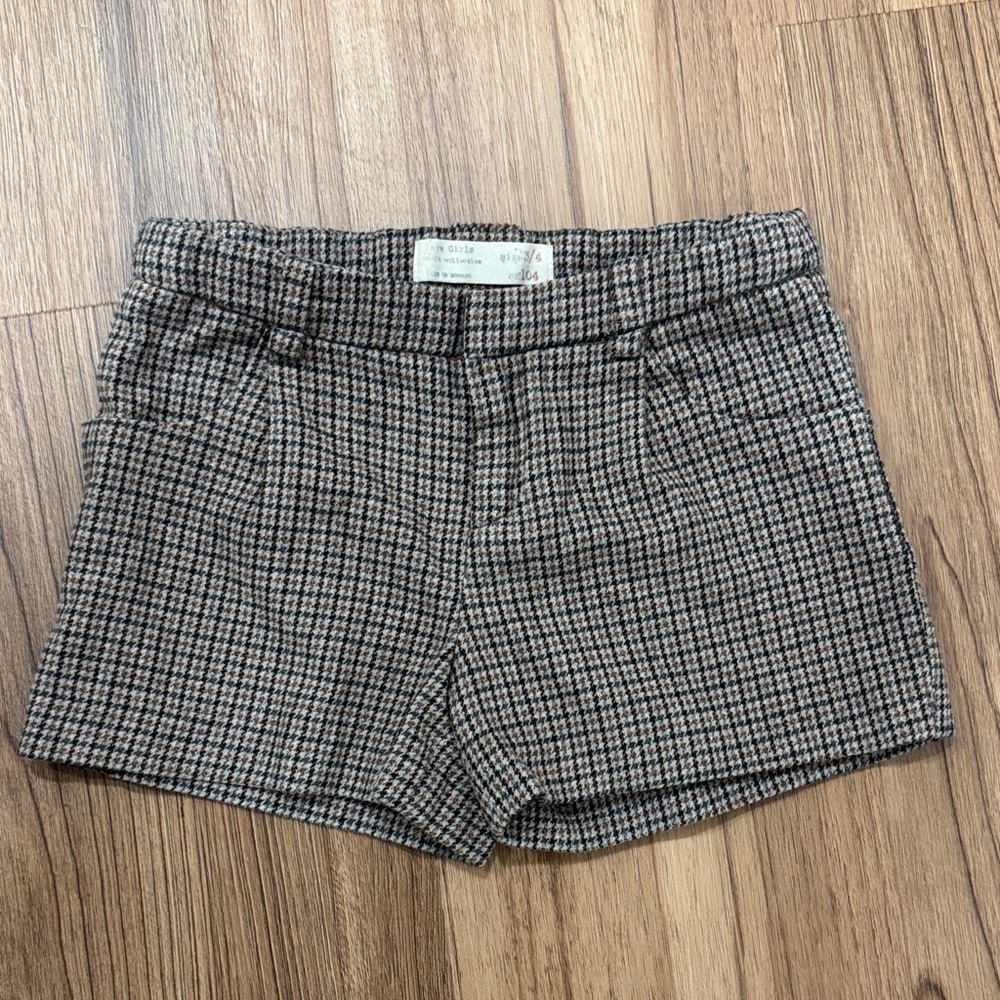 Zara herringbone shorts